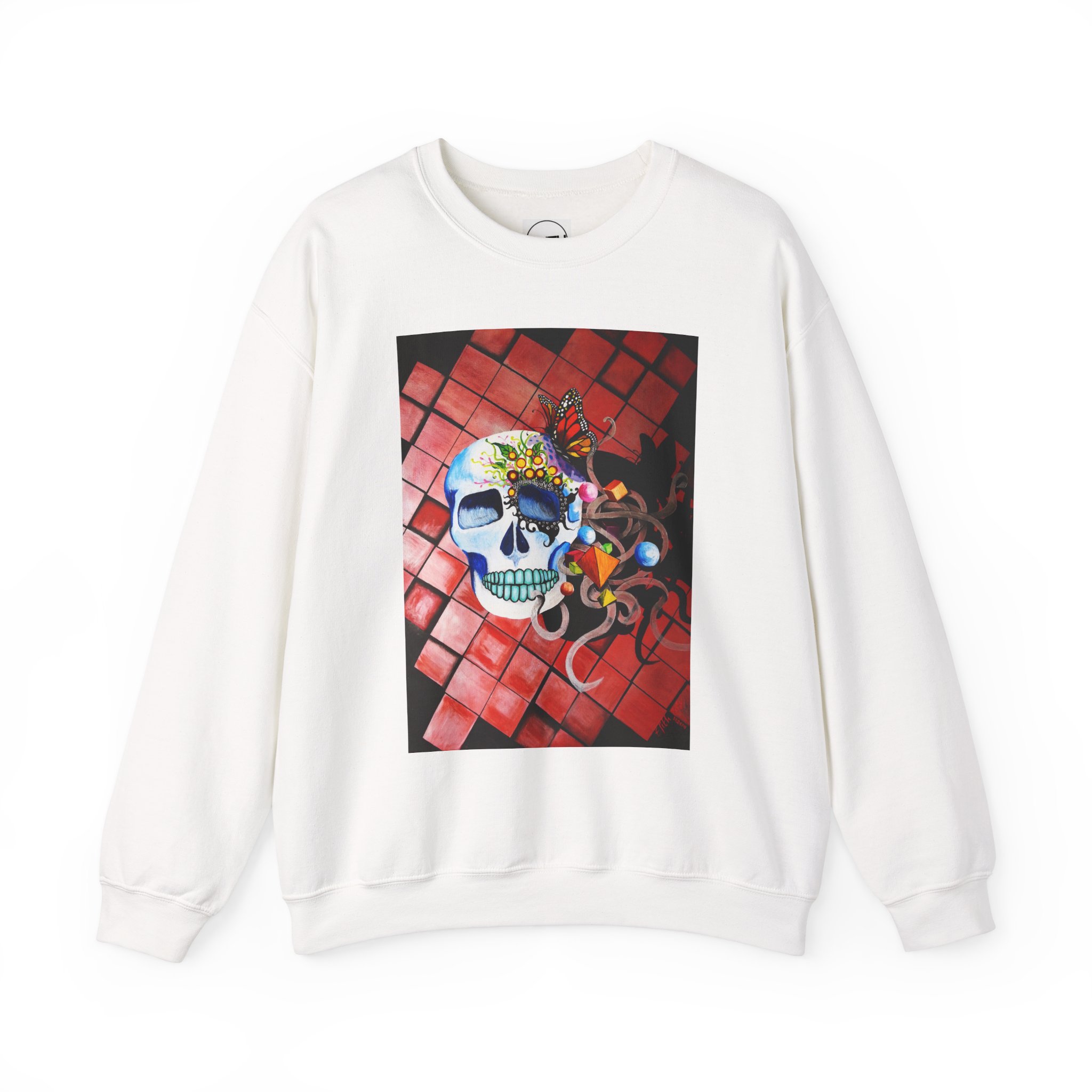 Unisex Crewneck Sweatshirt - Art Piece Title: Forever Fun - Image 9