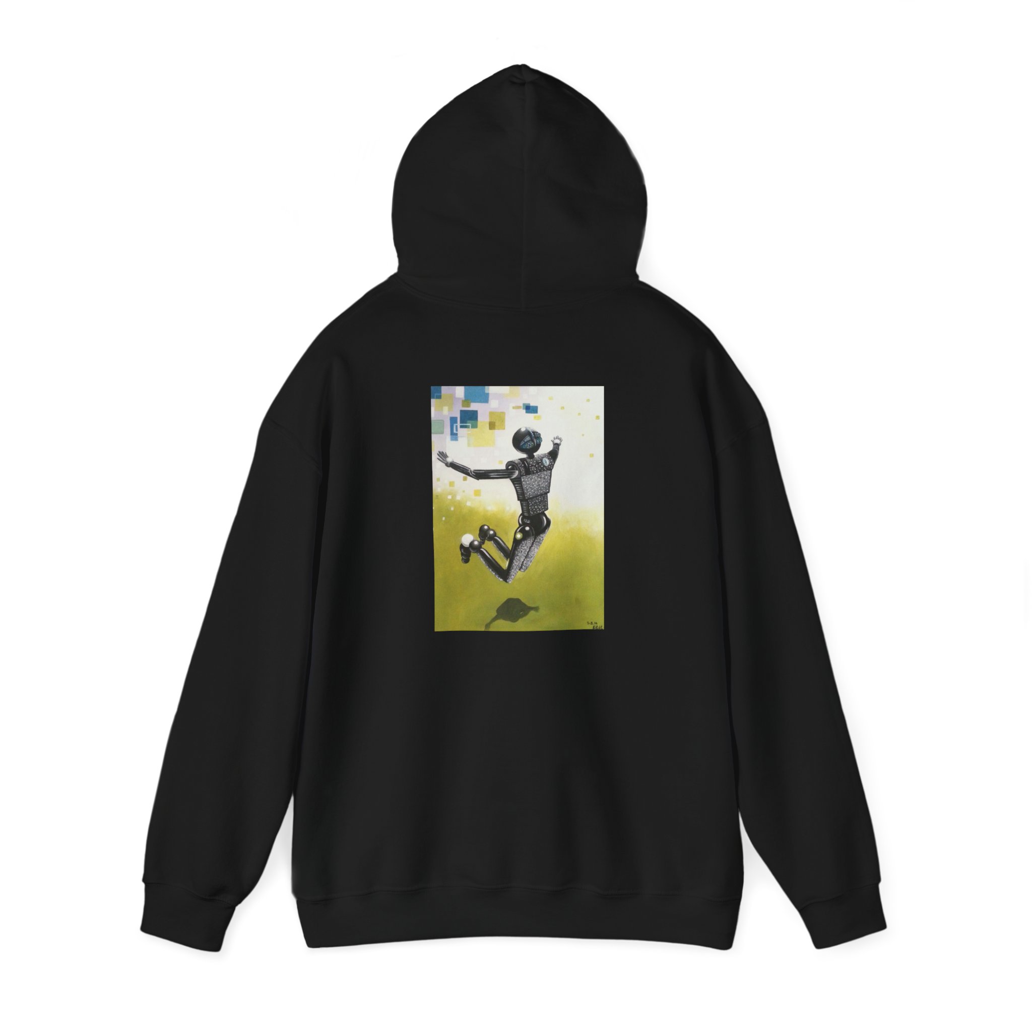 Unisex Hooded Sweatshirt - Art Piece Title: Se-Me-R - Image 3