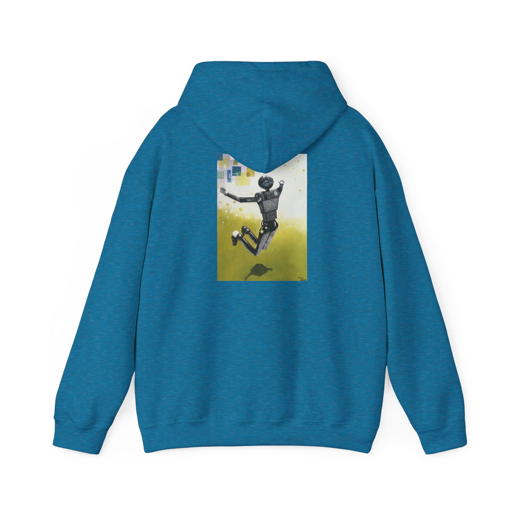 Unisex Hooded Sweatshirt - Art Piece Title: Se-Me-R - Image 6