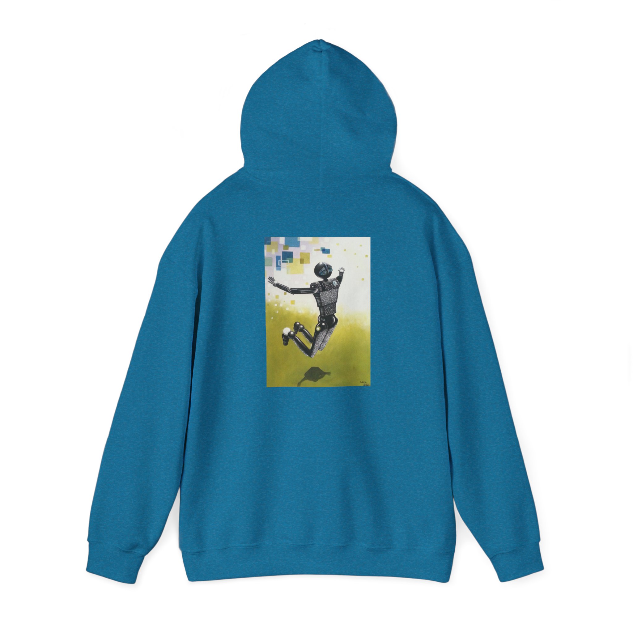 Unisex Hooded Sweatshirt - Art Piece Title: Se-Me-R - Image 7