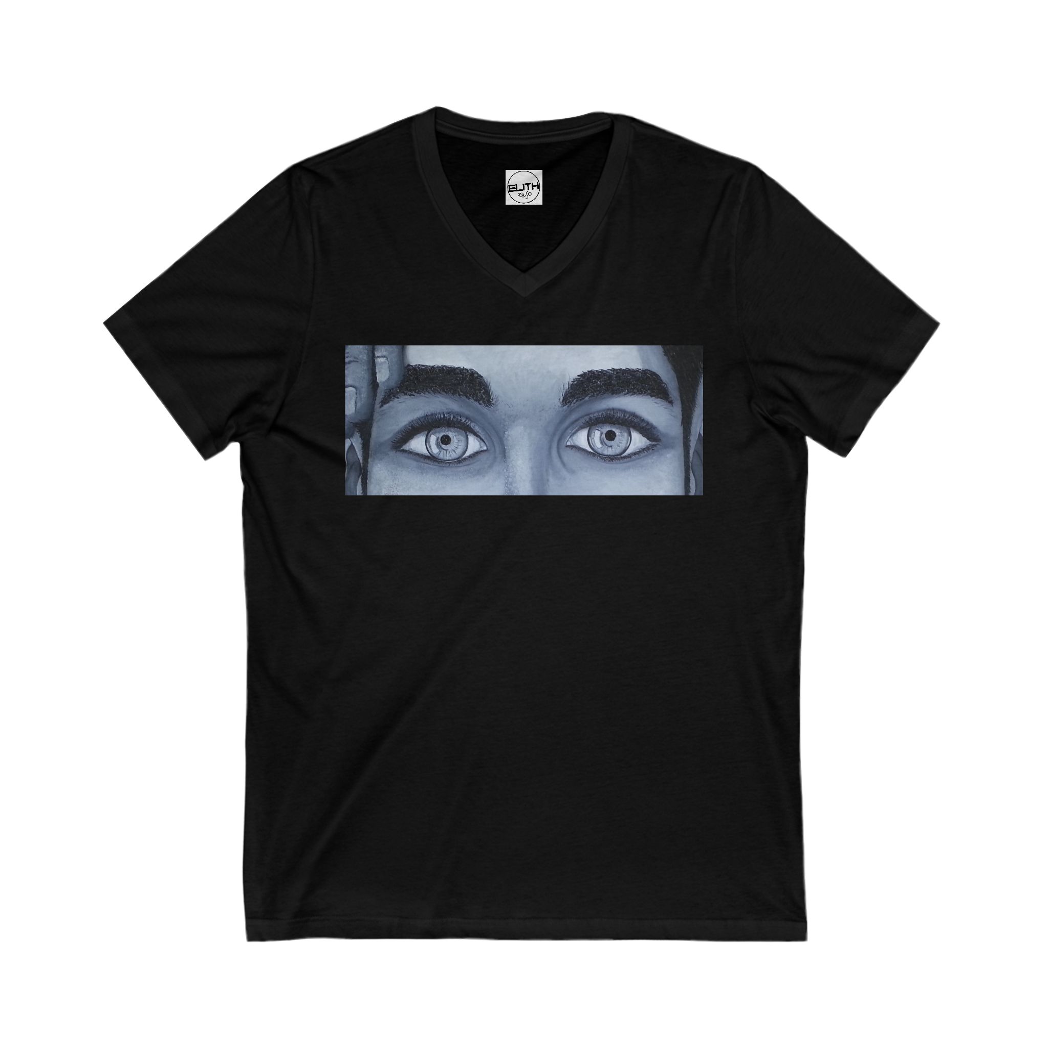 Unisex Jersey Short Sleeve V-Neck Tee - Art Piece Title: Soul