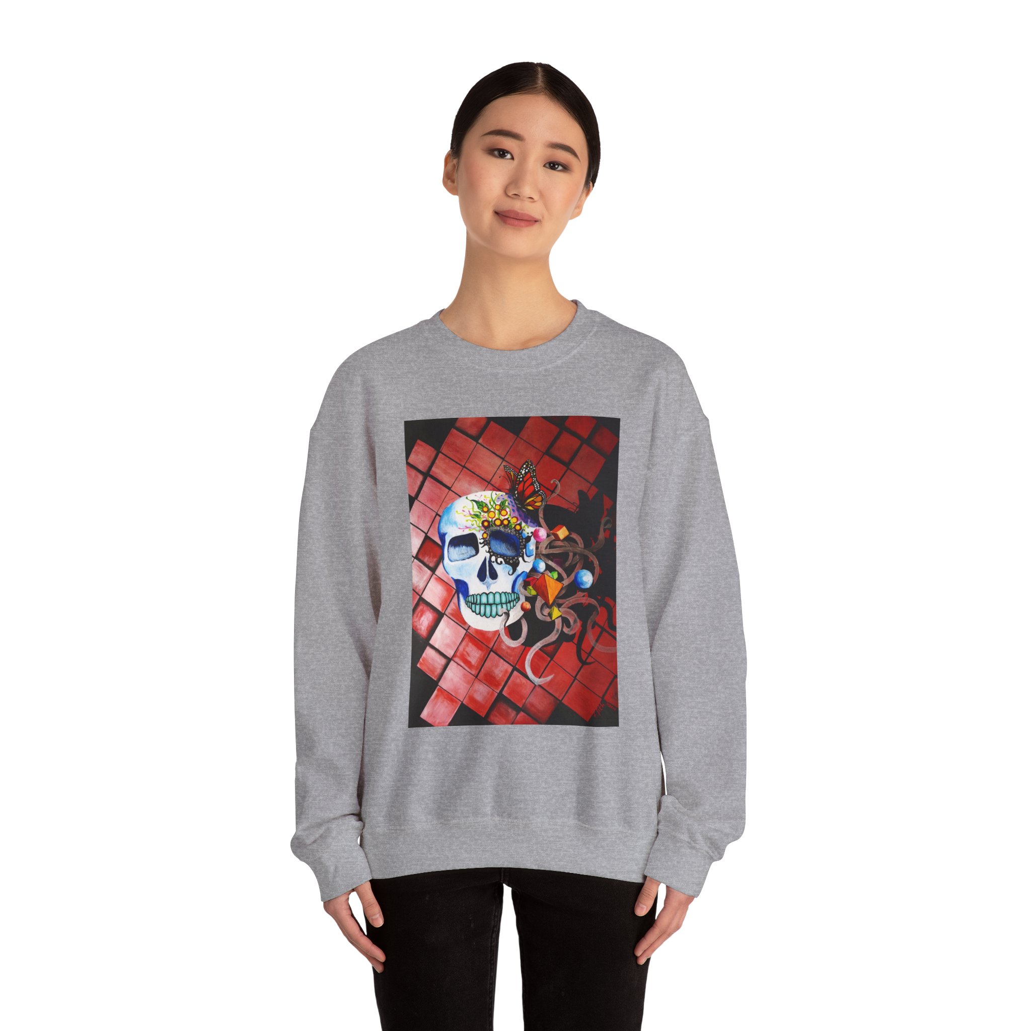 Unisex Crewneck Sweatshirt - Art Piece Title: Forever Fun - Image 24