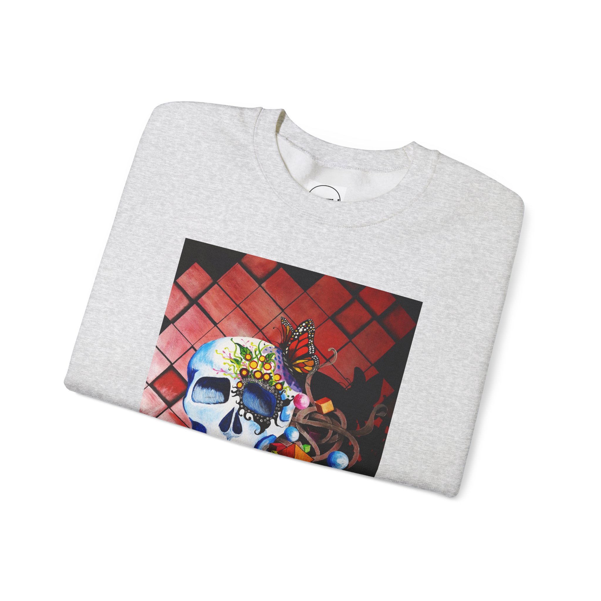 Unisex Crewneck Sweatshirt - Art Piece Title: Forever Fun - Image 15