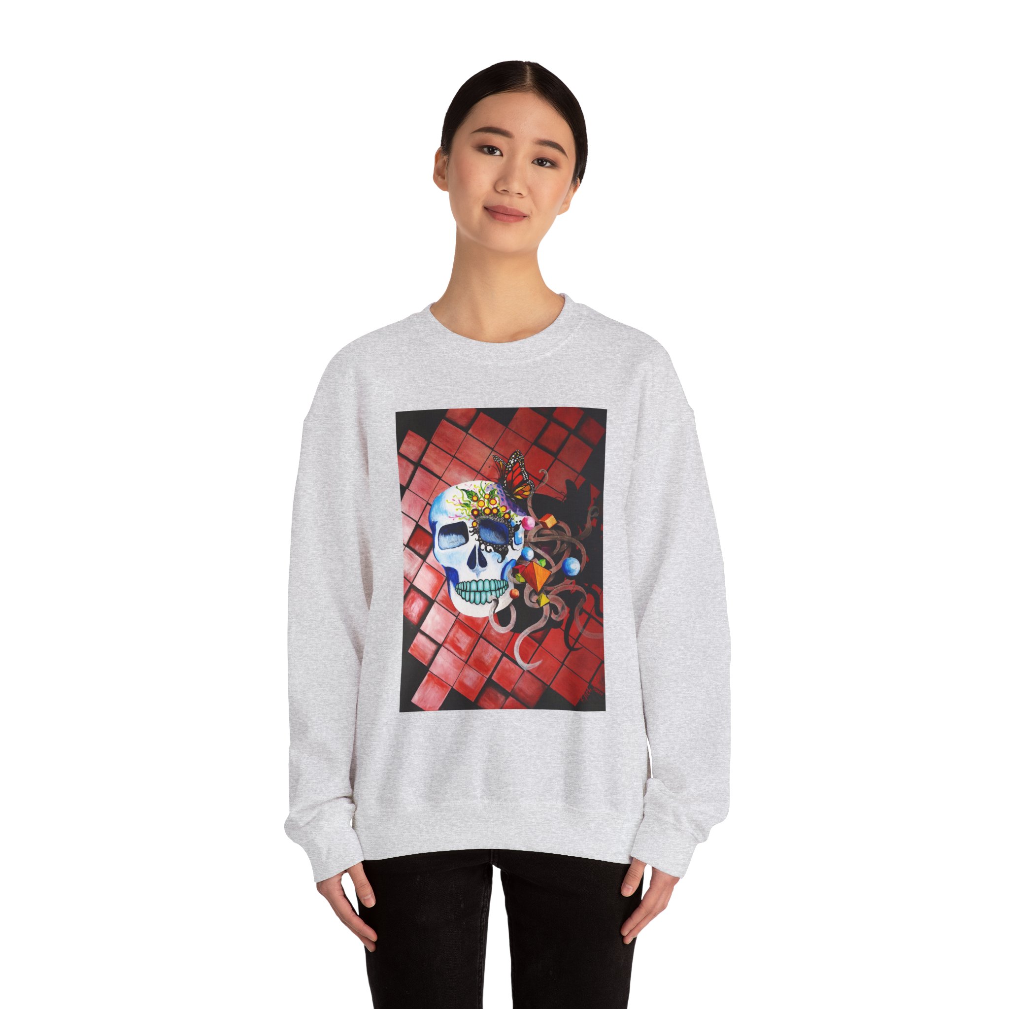 Unisex Crewneck Sweatshirt - Art Piece Title: Forever Fun - Image 16