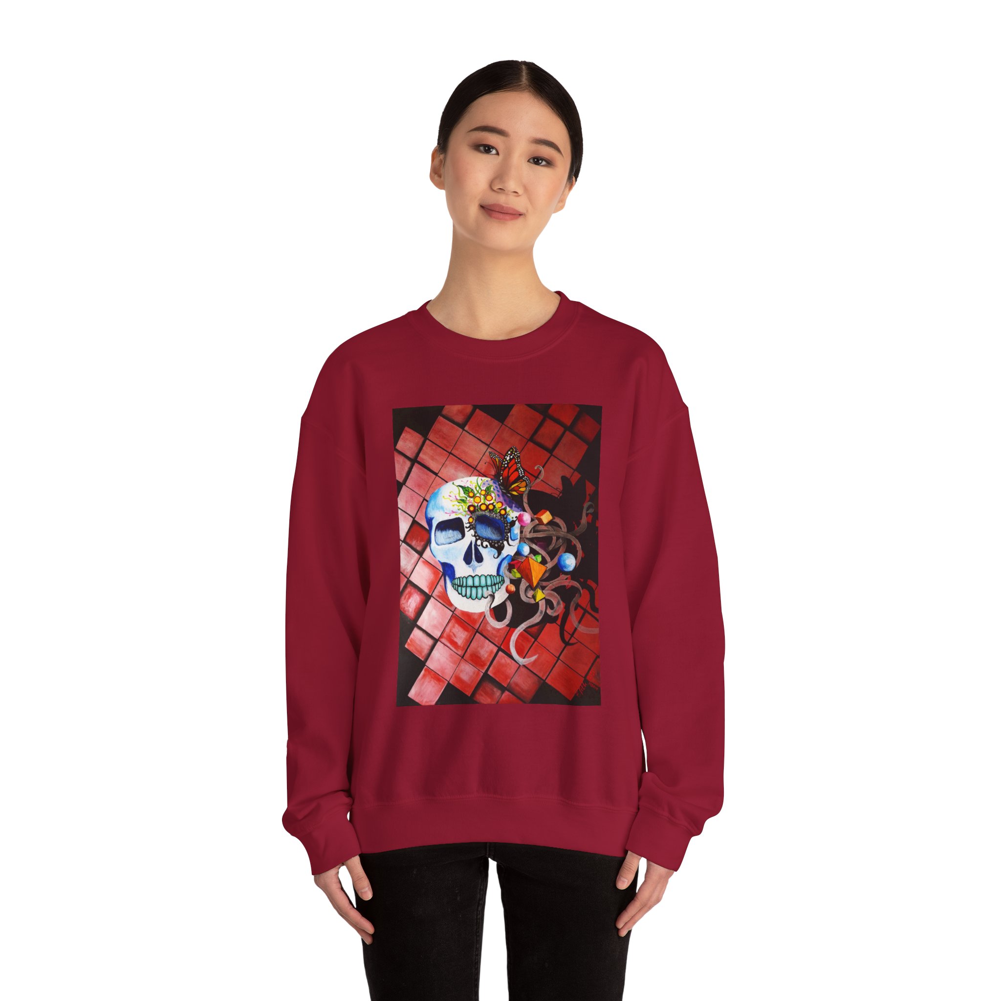 Unisex Crewneck Sweatshirt - Art Piece Title: Forever Fun - Image 36