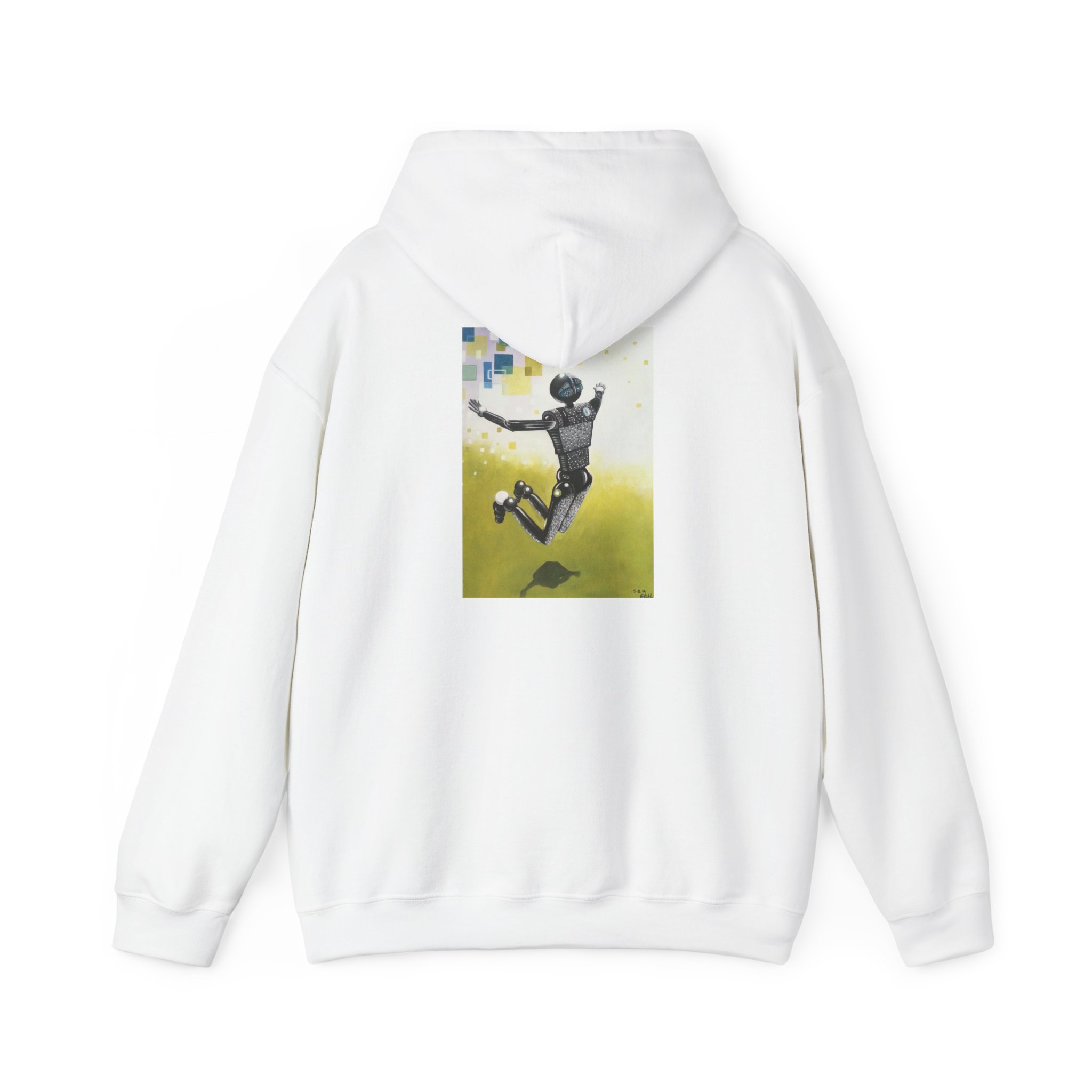 Unisex Hooded Sweatshirt - Art Piece Title: Se-Me-R - Image 9