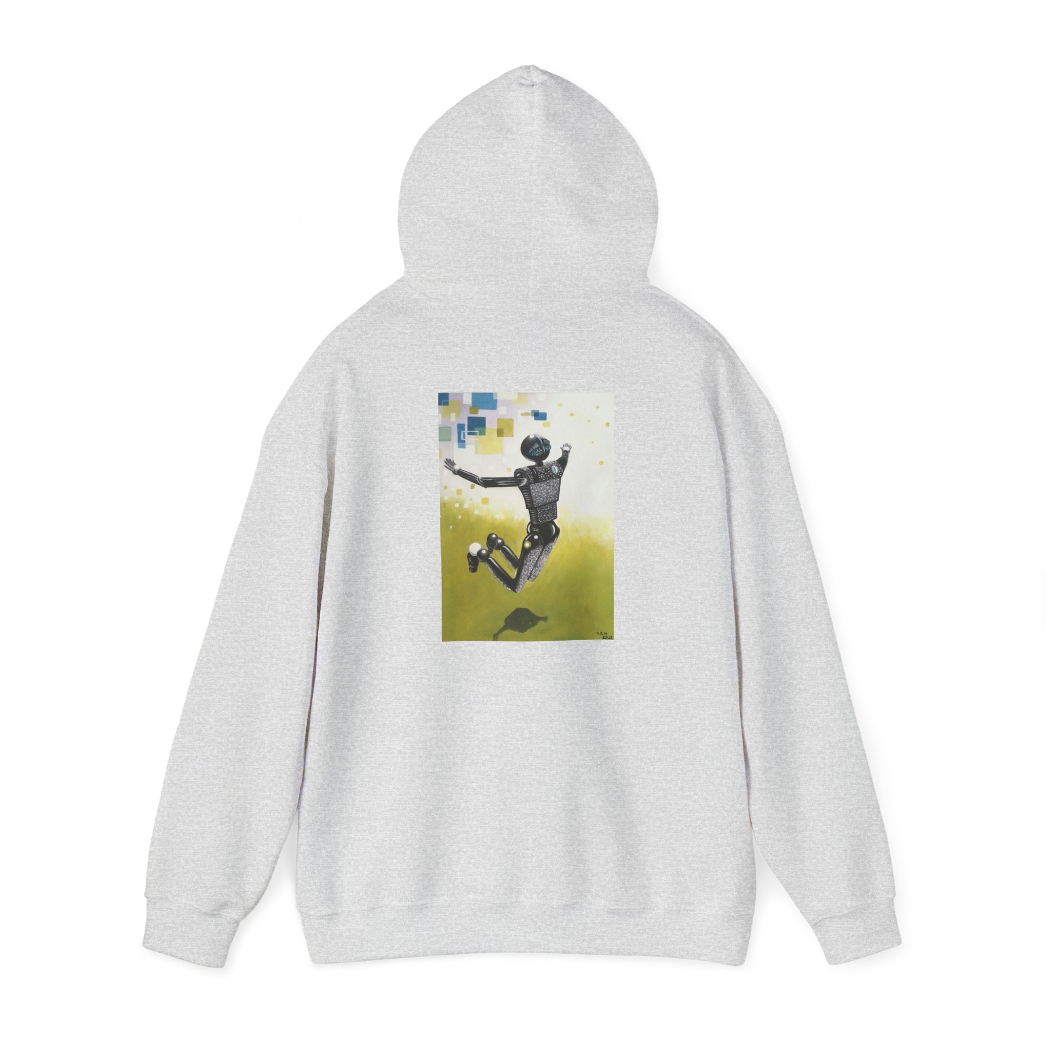 Unisex Hooded Sweatshirt - Art Piece Title: Se-Me-R - Image 15