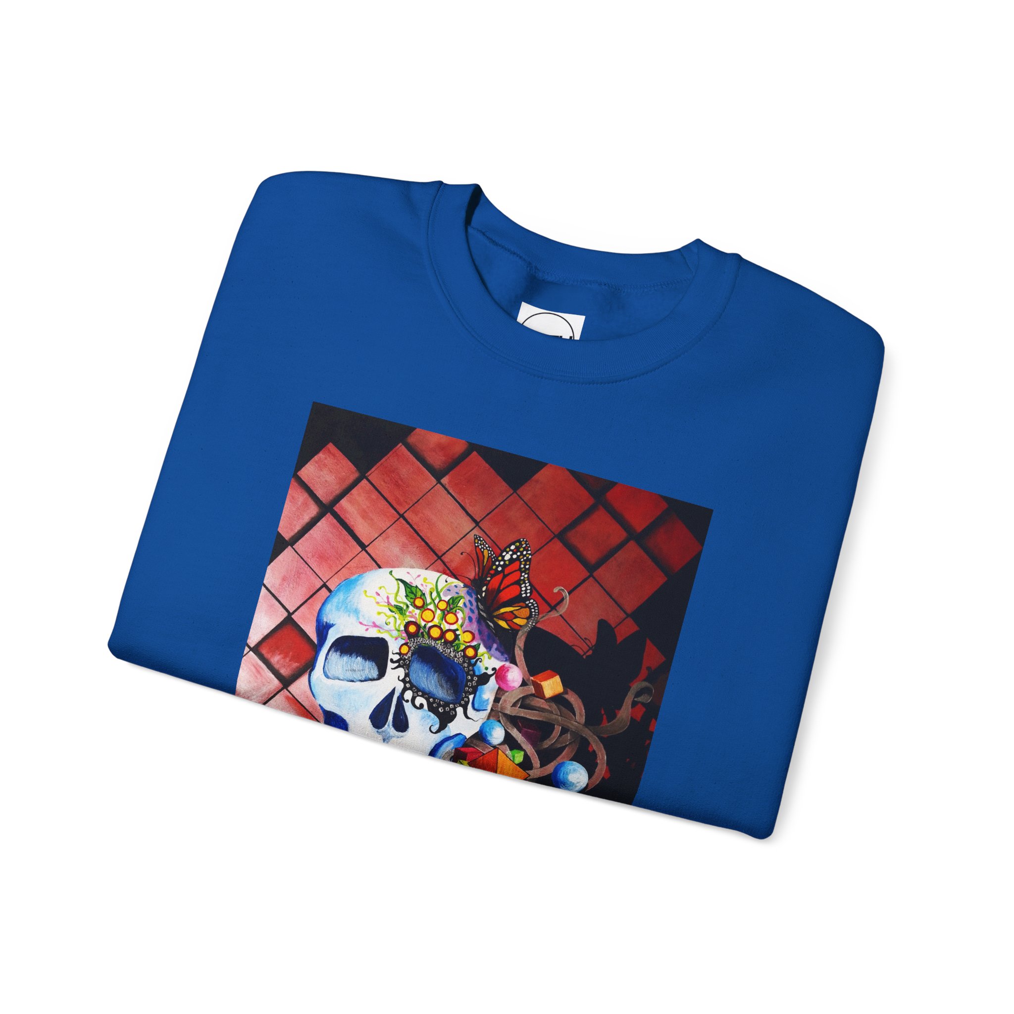 Unisex Crewneck Sweatshirt - Art Piece Title: Forever Fun - Image 7