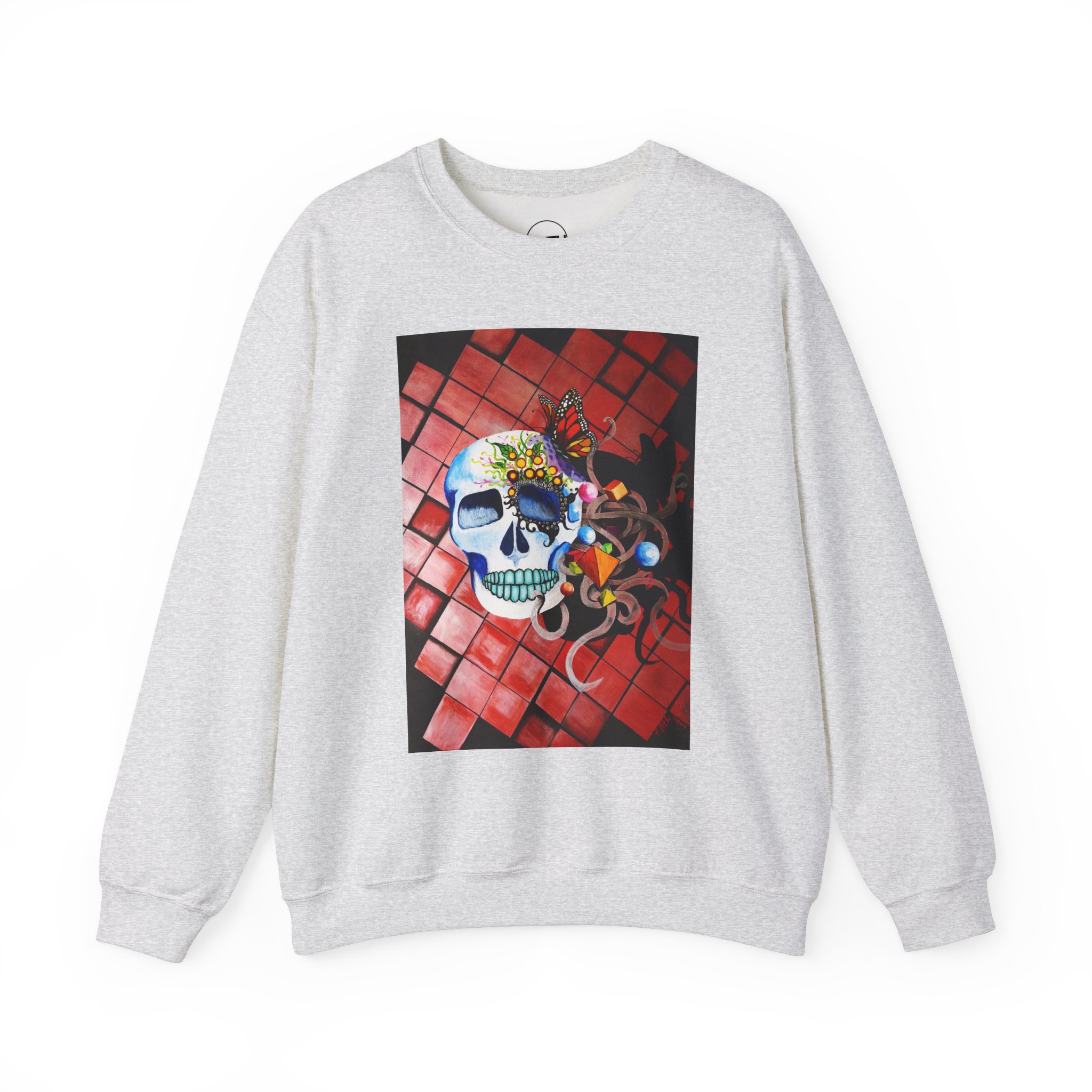 Unisex Crewneck Sweatshirt - Art Piece Title: Forever Fun - Image 13