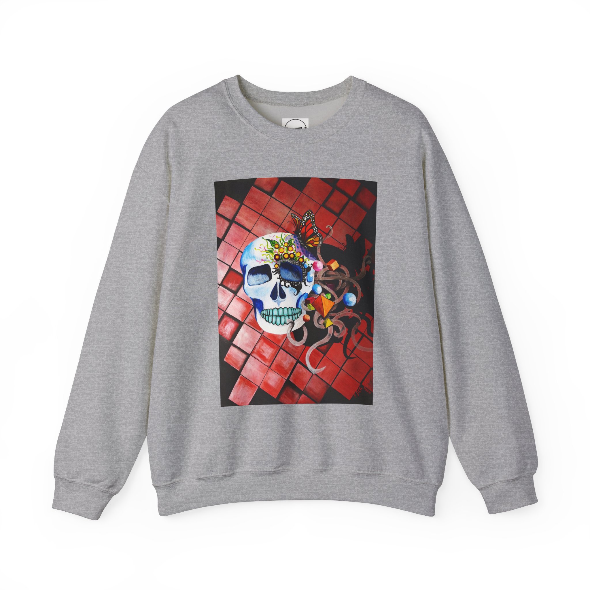 Unisex Crewneck Sweatshirt - Art Piece Title: Forever Fun - Image 21