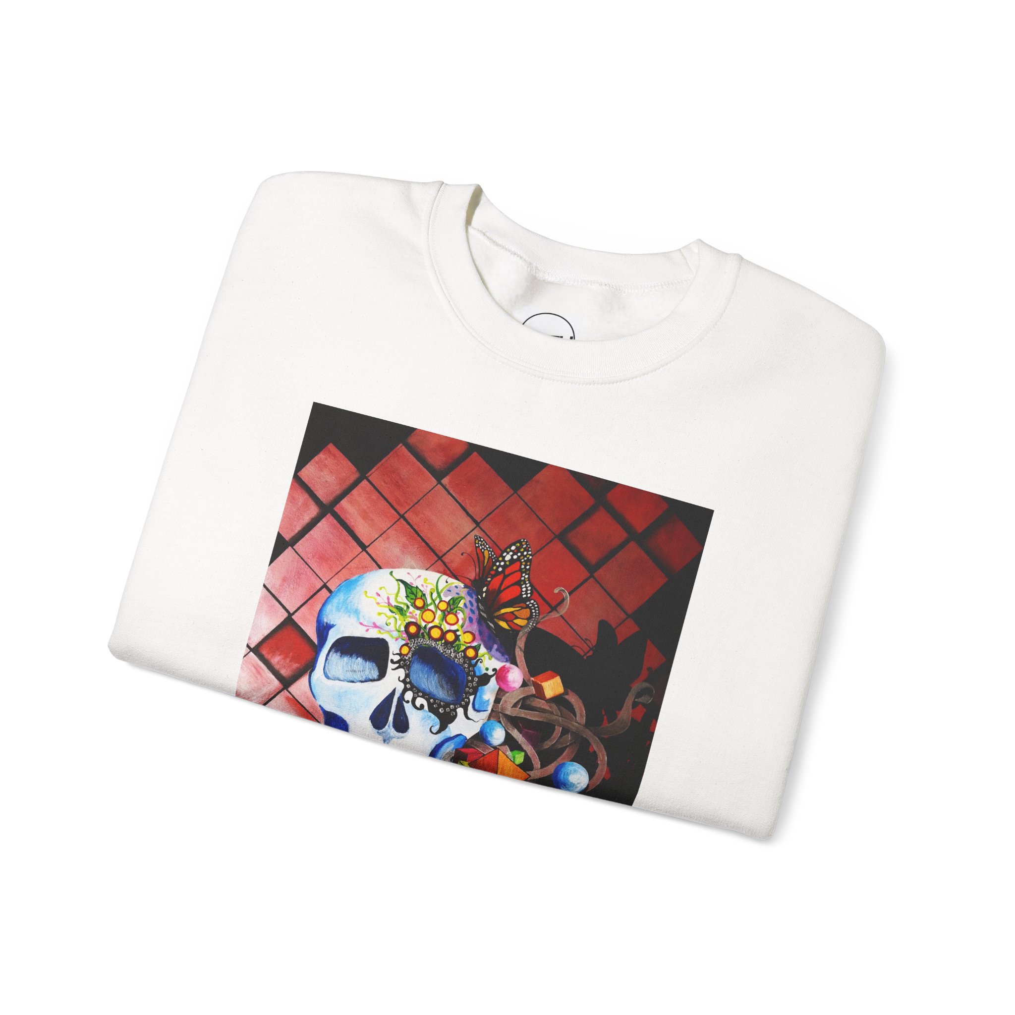 Unisex Crewneck Sweatshirt - Art Piece Title: Forever Fun - Image 11