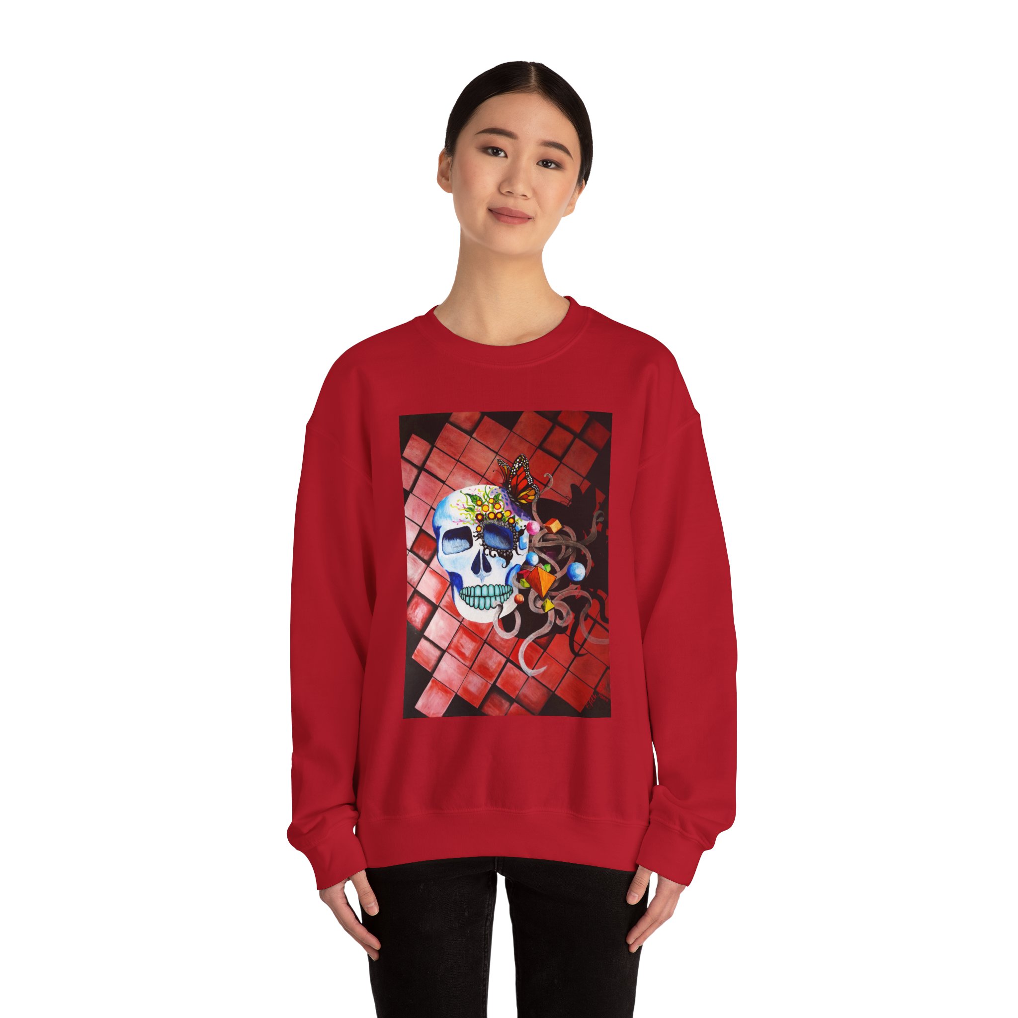 Unisex Crewneck Sweatshirt - Art Piece Title: Forever Fun - Image 32