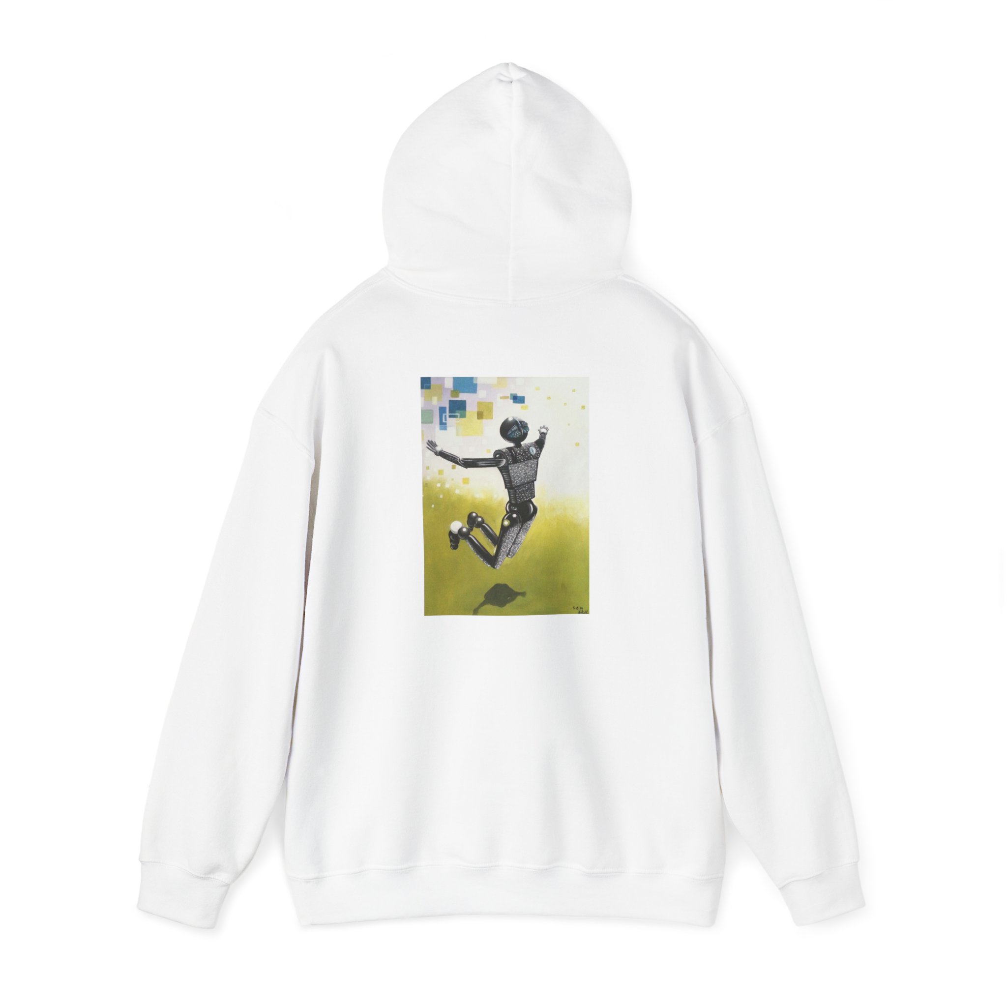 Unisex Hooded Sweatshirt - Art Piece Title: Se-Me-R - Image 11